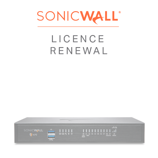 Picture of SonicWall TZ670 with 8X5 Support