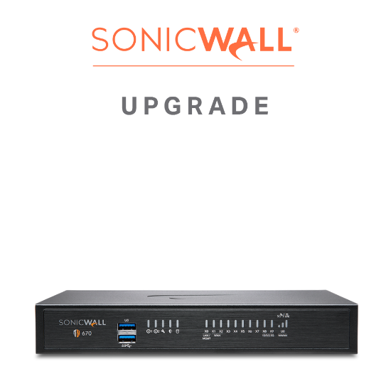 Picture of SonicWall TZ670 Secure Upgrade Plus Advanced Edition 3 year (includes 1 year CSE)