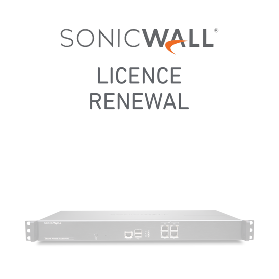 SonicWall SMA 400/410 Series Licence Renewal