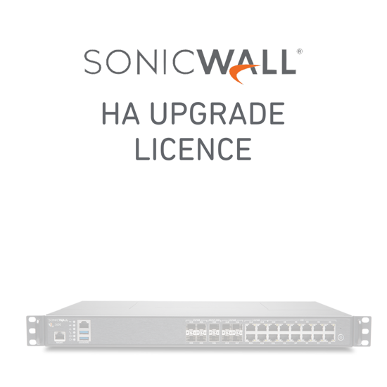 SonicWall NSa3500, NSa3600, NSa3650 Stateful HA Upgrade