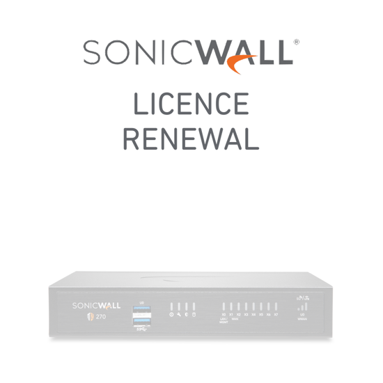 SonicWall TZ270 Licence Renewal
