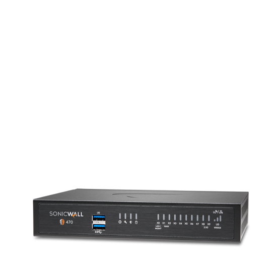 SonicWall TZ470 Appliance Left
