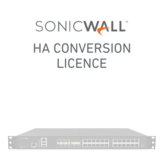 SonicWall NSa HA Conversion