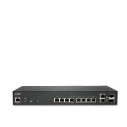 Picture of SonicWall Switch SWS12-10FPOE with Wireless Network Management Essential and Support