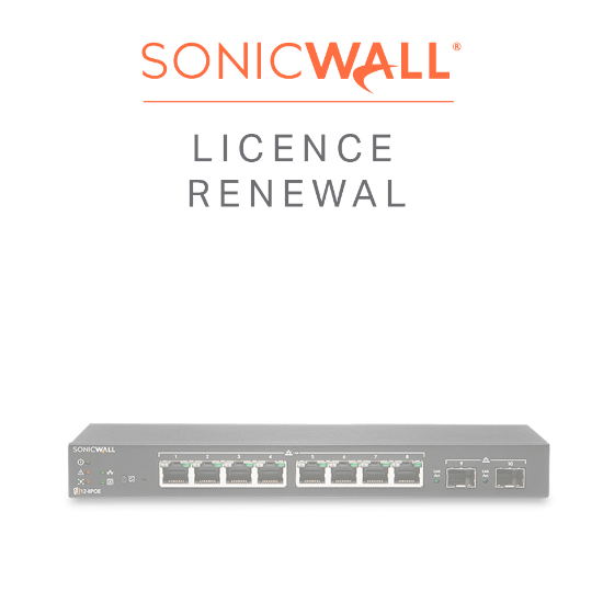 Picture of Wireless Network Management Essential and Support for SonicWall Switch SWS12-8POE