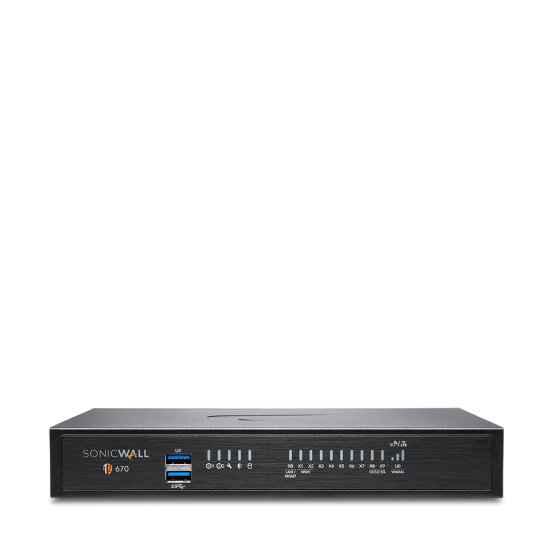 Picture of SonicWall TZ670 GEN6 Firewall Replacement with APSS 